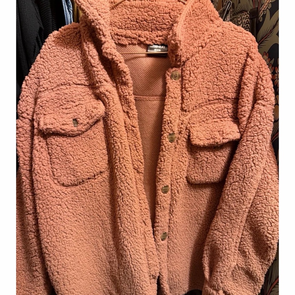 Cozy Pink Sherpa Jacket - Picture 3 of 3
